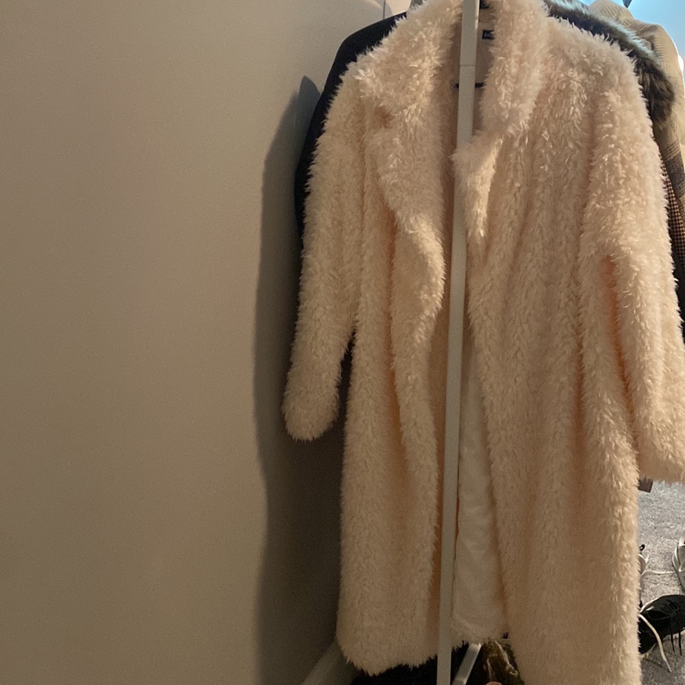 Long fur coat